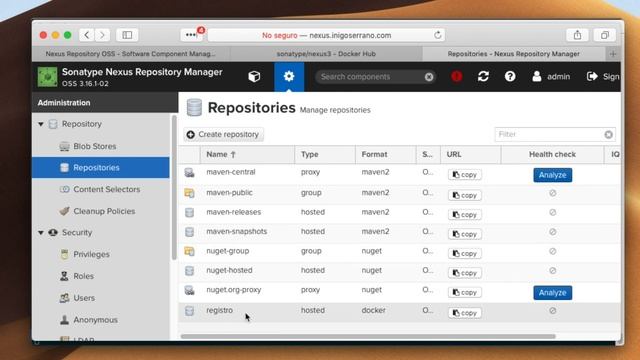 Crea un registro privado docker con Nexus. Parte 4/4 смотреть онлайн