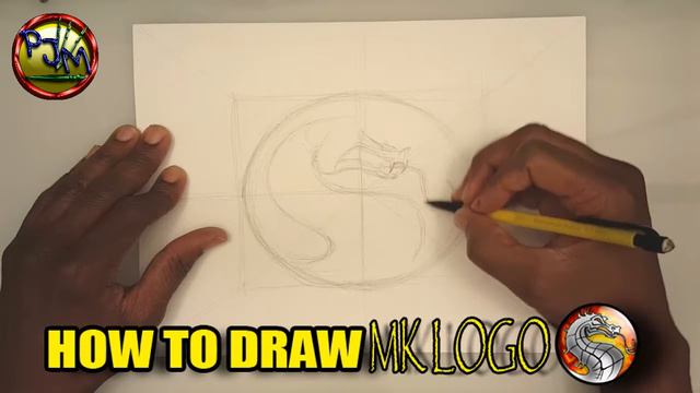 How to Draw Mortal Kombat X Logo/Sign смотреть онлайн