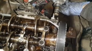 Выставляем трамблер по меткам 4g63 SOHC