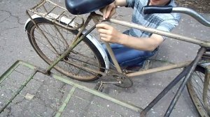 Самодельный боковой прицеп к велосипеду