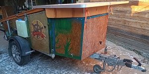 Складной прицеп спальный вагон. Прицеп-палатка своими руками.