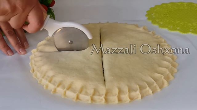 Просто Сворачиваем ЭФФЕКТ Неописуемый!Шикарный Пирог с Необычной Начинкой/Сдобный Пирог Кчаю MAZZAL