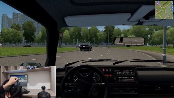 City Car Driving | Volkswagen Golf GTI MK1 | Steering Wheel Cam