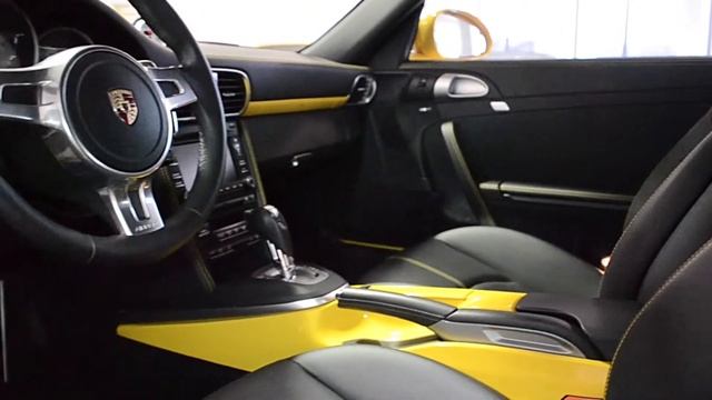 2011 Porsche 911 Carrera Turbo S Speed Yellow LT0518 смотреть онлайн