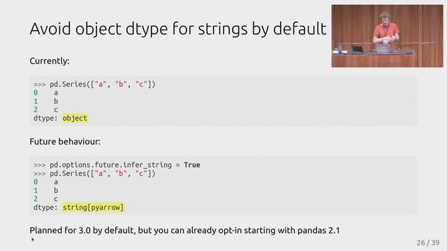 EuroSciPy 2023 - Pandas 2.0 and beyond смотреть онлайн