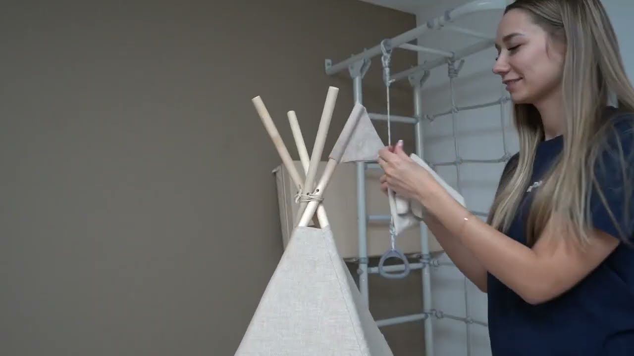 Как собрать вигвам для детей. Видеоинструкция смотреть онлайн