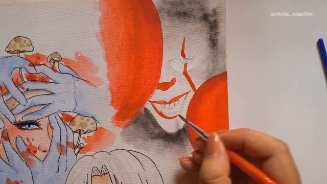 "It" Pennywise Horror Story in Bangla (Ep 68) Art and Storytime by Artistic Nowshin смотреть онлайн