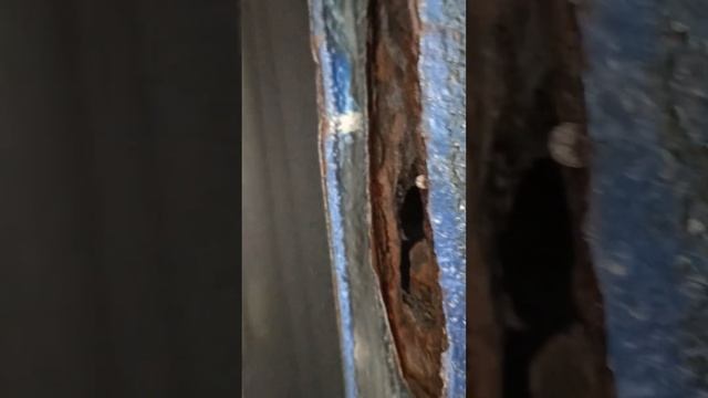 Реальное состояние порогов Shevrolet Rezzo 2007г. 150.000км (Московский регион)