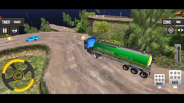 Oil Tanker Euro Truck Games 3D - Offroad Truck Driving Simulator - Android Gameplay смотреть онлайн