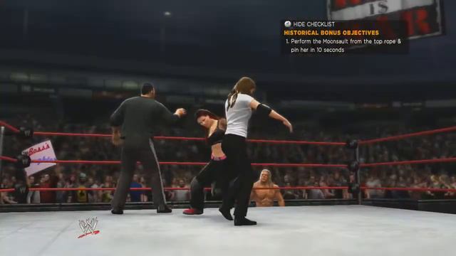WWE 13 Attitude Era Off Script Gameplay Walkthrough Part 9 - Awful Refereeing смотреть онлайн
