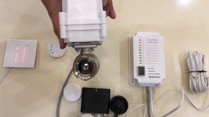 Демонстрация работы системы защиты от протечек воды GIDROLOCK на беспроводных датчиках