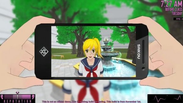 Yandere Simulator Student Hair Texture Test [ Yandere Mod ]