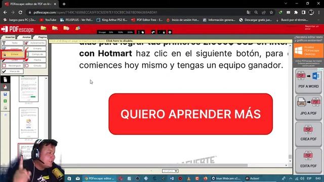 como poner enlaces a un PDF sin programa y super facil смотреть онлайн