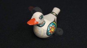 Звучание глиняной свистульки "Уточка".