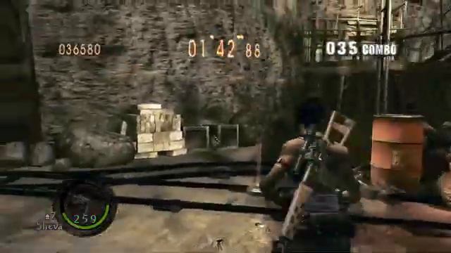 Resident Evil 5 Mercenaries SOLO: Mines - Sheva BSAA First 150kills 140.197pts смотреть онлайн