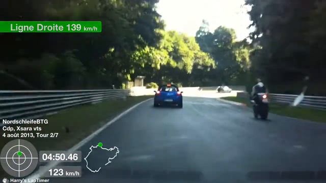 Nürburgring Nordschleife Touristenfahrten 04.08.2013 Citroën Xsara VTS VS Renault Clio 3RS 9'15 BT смотреть онлайн