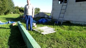 Как поднять брус на высоту одному