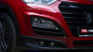 Тюнинг для Santa Fe 3 DM - устанавливаем бампер Larte