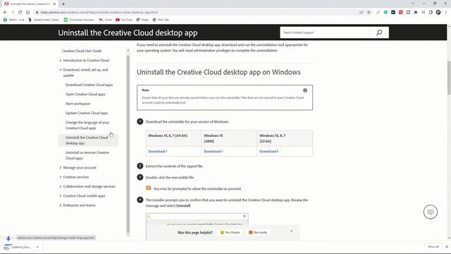 How to uninstall Adobe Creative Cloud For Free || Adobe Creative Cloud Tutorial смотреть онлайн