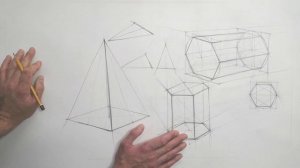 ТЕМА 5.  ПОСТРОЕНИЕ ШЕСТИГРАННОЙ ПРИЗМЫ, КОНУСА И ЧЕТЫРЕХГРАННОЙ ПИРАМИДЫ.