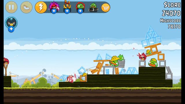 Angry birds classic the big setup (theme 2) level 1 to 15 смотреть онлайн