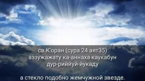 СУРА 24: «АН-НУР» («СВЕТ») АЯТ 35
