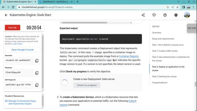 Kubernetes Engine: Qwik Start || [GSP100] смотреть онлайн