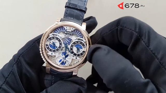 Récital 17 Bovet 1822 7-Day Triple Time Zone