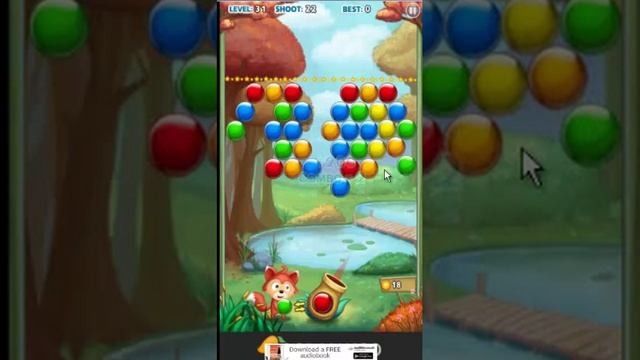 Bubble Shooter Level 31 Walkthrough