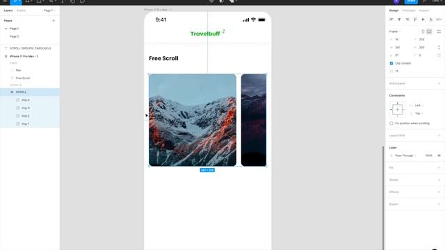 Basics of Scroll/ carousel interaction in Figma смотреть онлайн