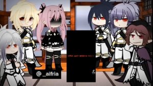 Реакция вампиров "Последний Серафим" на т/и/// райдер сегун /// часть 2