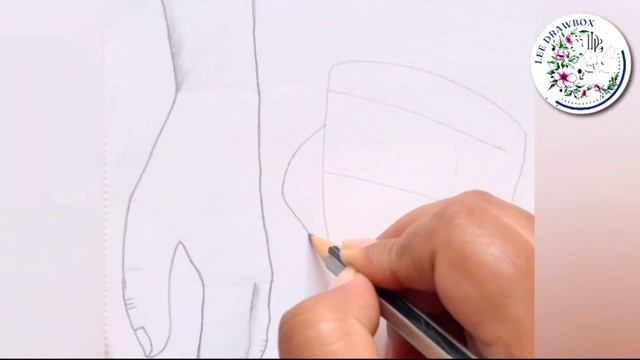 Hands drawing for beginners// 2 Different Ways смотреть онлайн
