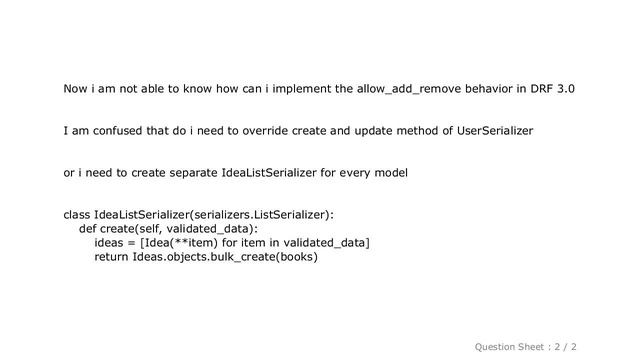 Django : How can i bulk create in django rest serializer смотреть онлайн