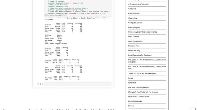 How to filter a Pandas DataFrame in Python смотреть онлайн