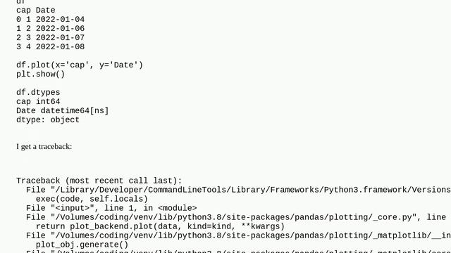 pandas plot, vars() argument must have __dict__ attribute? смотреть онлайн