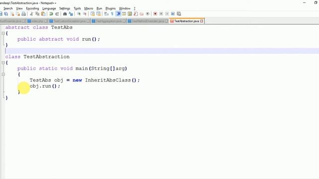 How to create abstract methods in java смотреть онлайн