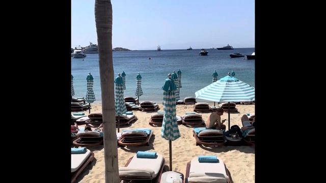 Намос пляж (Nammos Beach) Миконос - где встретить звёзд на Миконосе - самый дорогой пляж смотреть онлайн