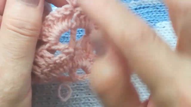 Вязание крючком узора для шали или ажурного пледа смотреть онлайн