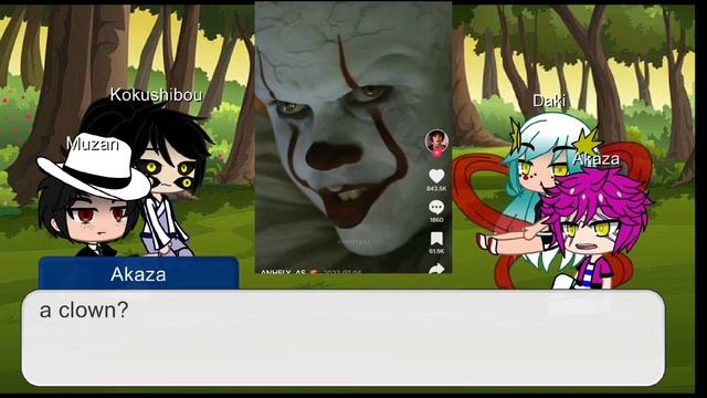 Muzan And Uppermoon React To Pennywise From IT Movies смотреть онлайн