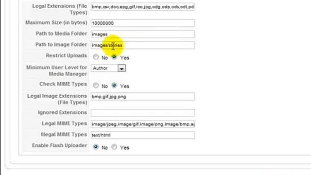 Joomla 1.5: Change default images folder смотреть онлайн