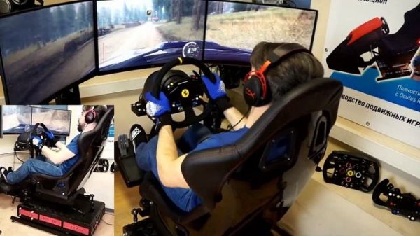 Dirt Rally 2.0 на подвижной гоночной платформе 4dof subaru impreza 1995 / scotland