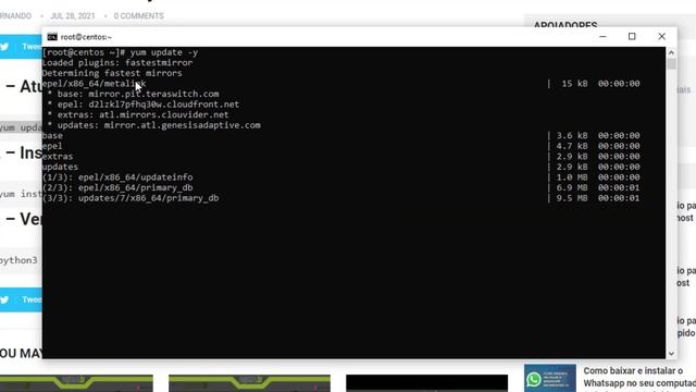 Como instalar o Python 3 no CentOS 7 (Rápido e Fácil) 2022 смотреть онлайн