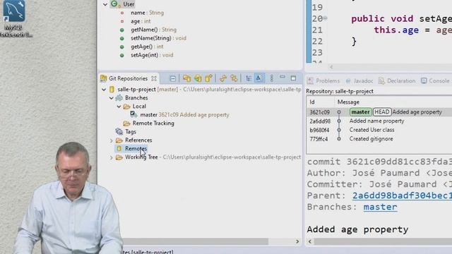 09 - Configurer un repository Git sur le Cloud et l'opération Push смотреть онлайн