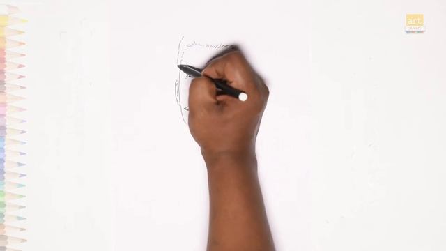 Joseph Stalin drawing easy | How to draw Stalin step by step | portrait drawing tutorials| art jana смотреть онлайн