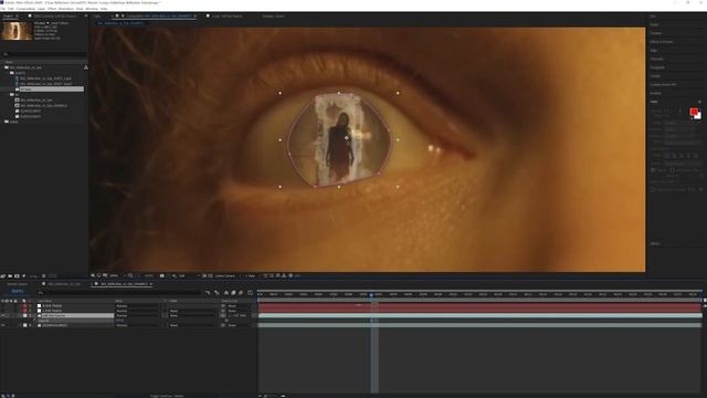 How To Create Eye Reflections And Change Eye Color | After Effects Tutorial смотреть онлайн