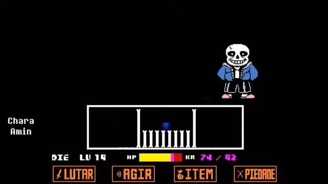 UNDERTALE: AIKO GOD MODE VS. SANS смотреть онлайн