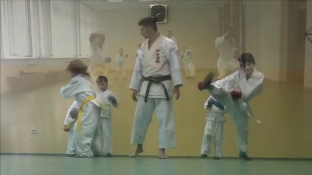 Занятие каратэ для детей в клубе "Сёгун" смотреть онлайн