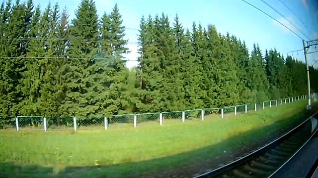 Поездка на скоростном поезде Сапсан смотреть онлайн
