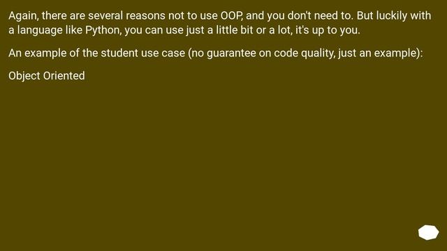 When should I be using classes in Python? смотреть онлайн