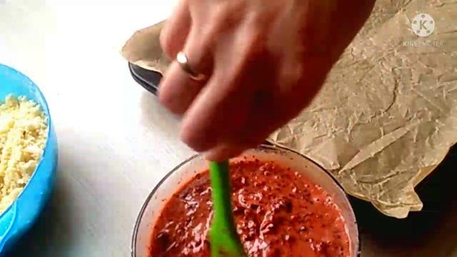 Насыпной пирог с ягодами